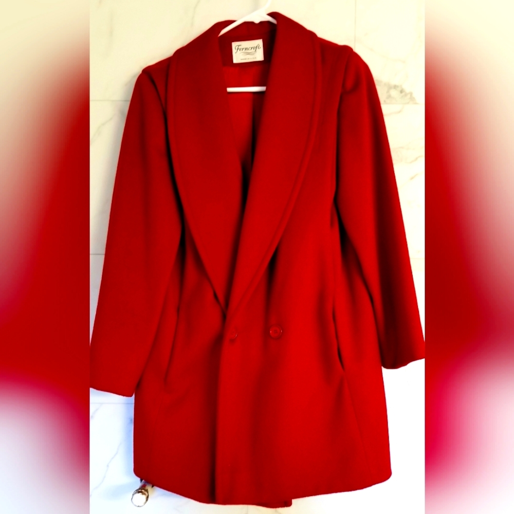 Wool Red Coat